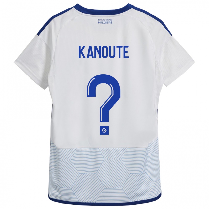 Damen Mahamadou Kanouté #0 Weiß Auswärtstrikot Trikot 2023/24 T-Shirt Belgien