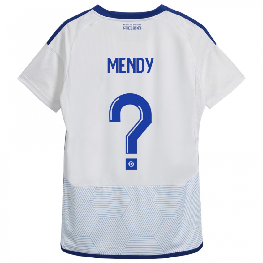 Damen François Mendy #0 Weiß Auswärtstrikot Trikot 2023/24 T-Shirt Belgien
