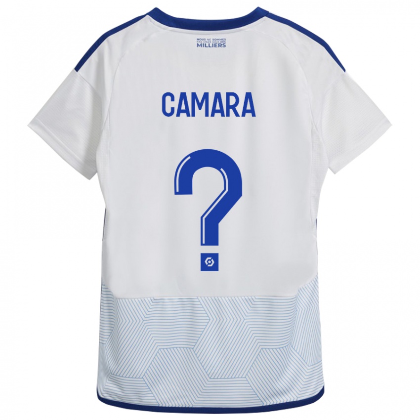 Damen Alseny Camara #0 Weiß Auswärtstrikot Trikot 2023/24 T-Shirt Belgien