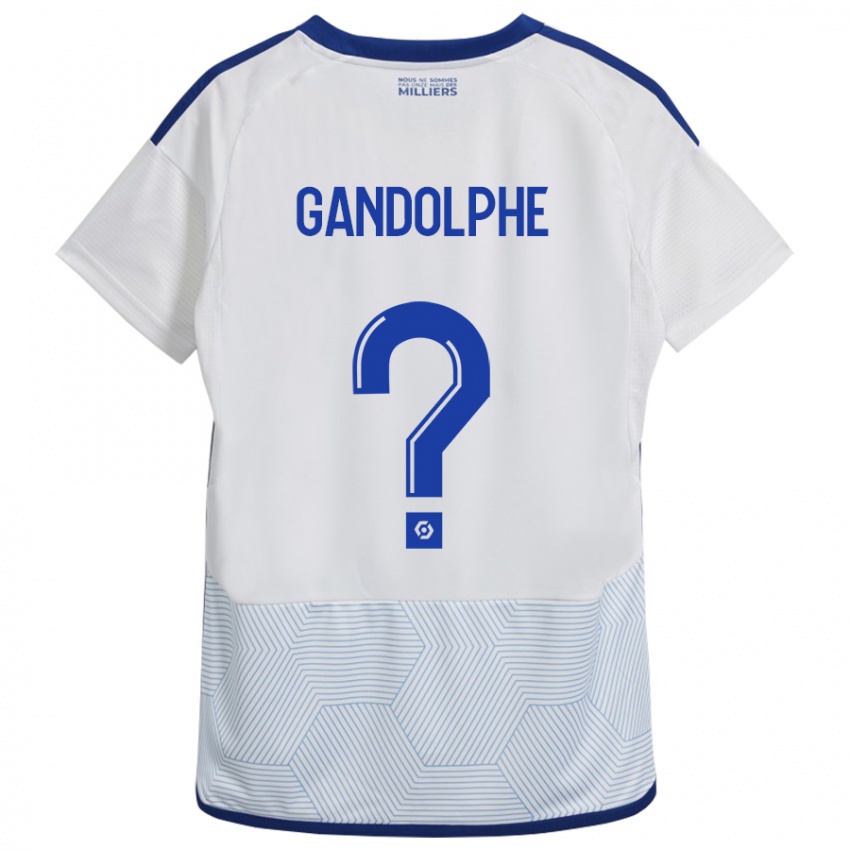 Damen Adrien Gandolphe #0 Weiß Auswärtstrikot Trikot 2023/24 T-Shirt Belgien