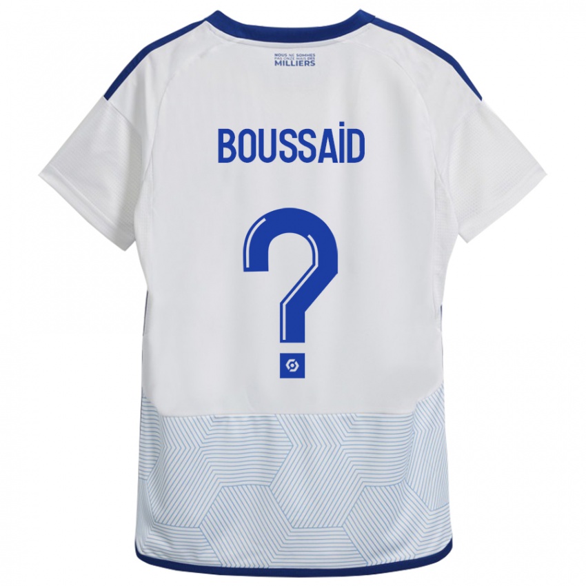 Damen Willsem Boussaid #0 Weiß Auswärtstrikot Trikot 2023/24 T-Shirt Belgien