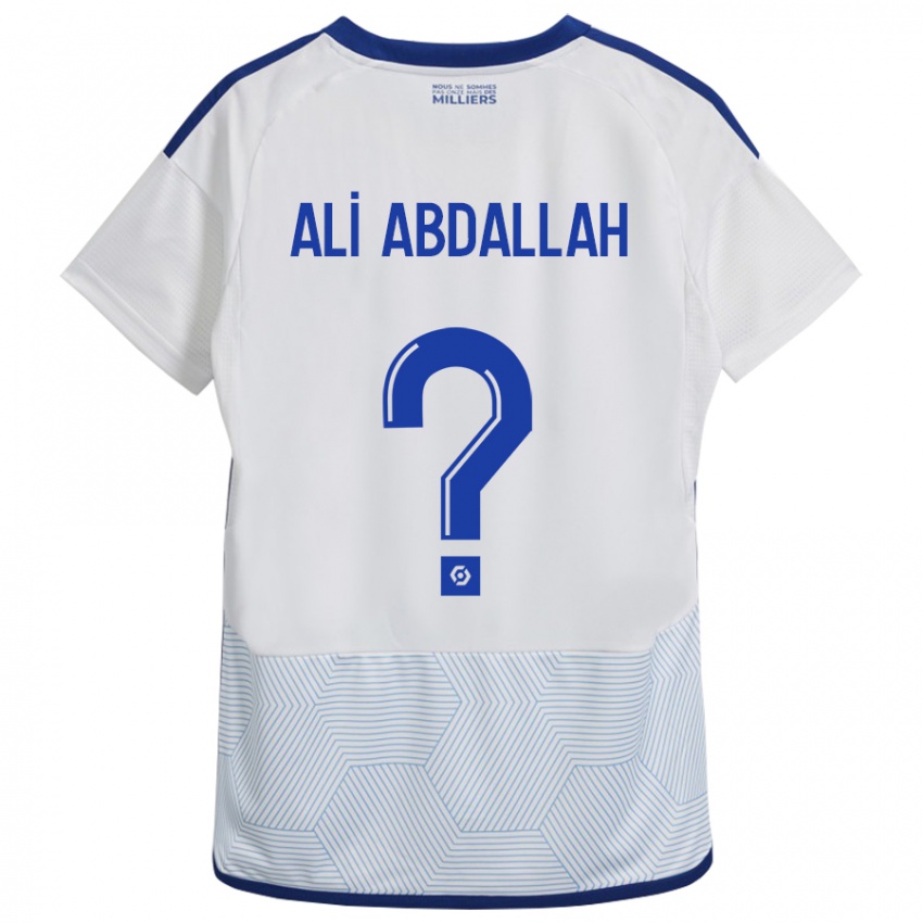 Damen Aboubacar Ali Abdallah #0 Weiß Auswärtstrikot Trikot 2023/24 T-Shirt Belgien