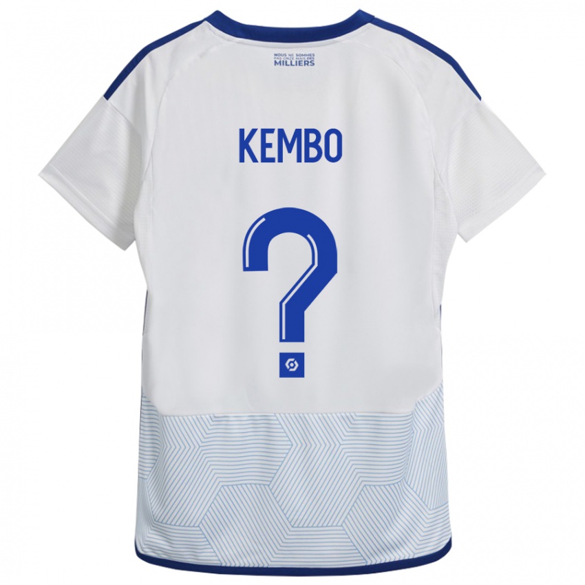 Damen Driss Kembo #0 Weiß Auswärtstrikot Trikot 2023/24 T-Shirt Belgien