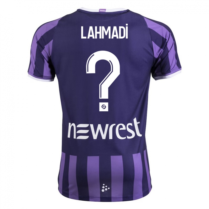 Damen Noah Lahmadi #0 Lila Auswärtstrikot Trikot 2023/24 T-Shirt Belgien