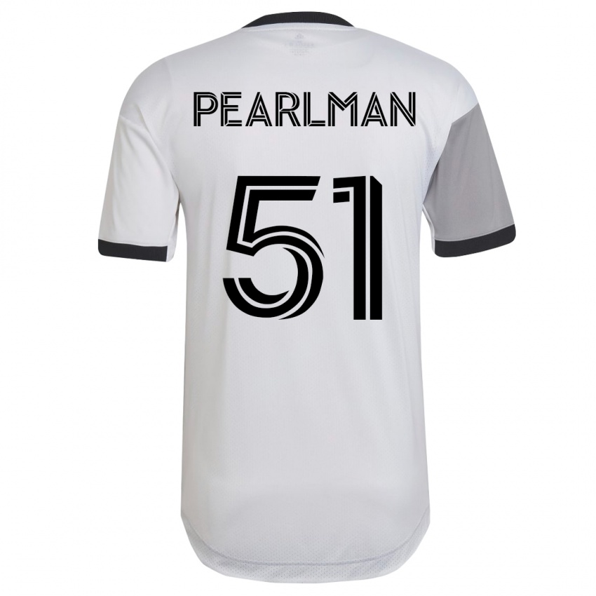Damen Adam Pearlman #51 Weiß Auswärtstrikot Trikot 2023/24 T-Shirt Belgien