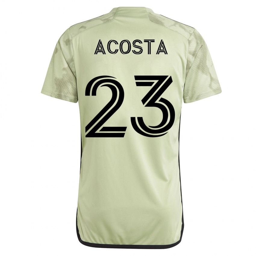 Damen Kellyn Acosta #23 Grün Auswärtstrikot Trikot 2023/24 T-Shirt Belgien