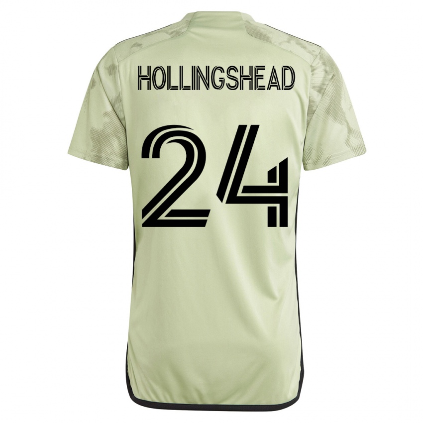 Damen Ryan Hollingshead #24 Grün Auswärtstrikot Trikot 2023/24 T-Shirt Belgien