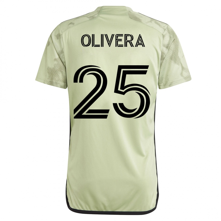 Damen Cristian Olivera #25 Grün Auswärtstrikot Trikot 2023/24 T-Shirt Belgien
