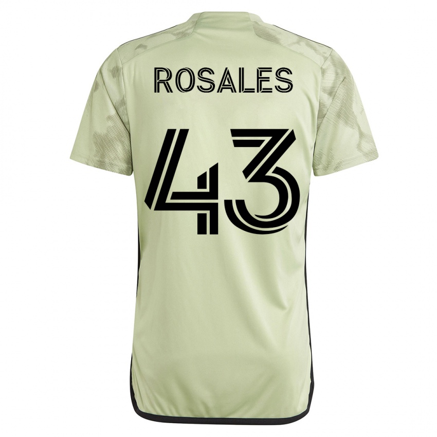 Damen Diego Rosales #43 Grün Auswärtstrikot Trikot 2023/24 T-Shirt Belgien