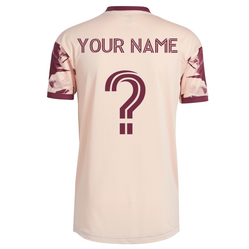 Damen Ihren Namen #0 Cremefarben Auswärtstrikot Trikot 2023/24 T-Shirt Belgien