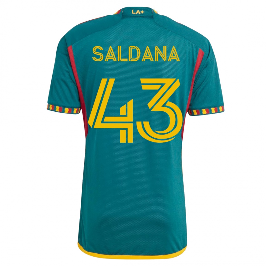 Dames Adam Saldaña #43 Groente Uitshirt Uittenue 2023/24 T-Shirt België