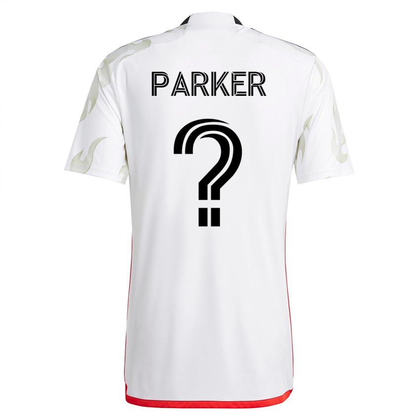 Damen Isaiah Parker #0 Weiß Auswärtstrikot Trikot 2023/24 T-Shirt Belgien
