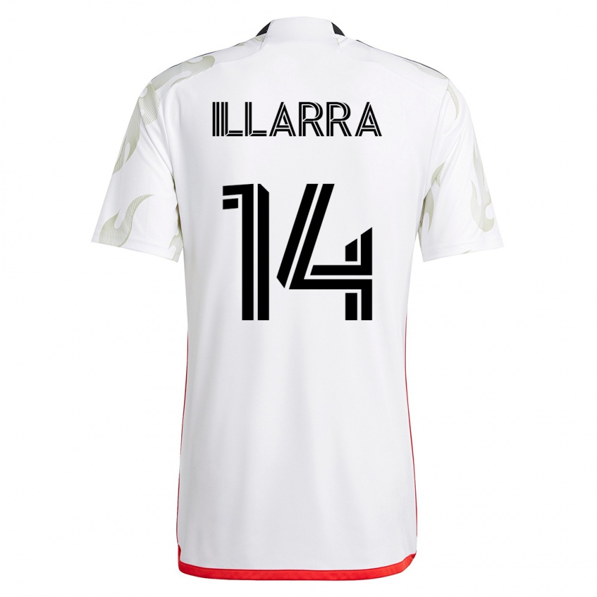 Damen Asier Illarramendi #14 Weiß Auswärtstrikot Trikot 2023/24 T-Shirt Belgien