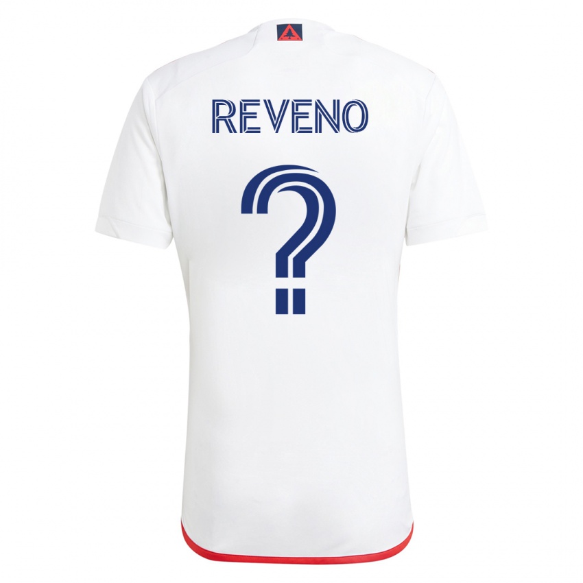 Damen Ben Reveno #0 Weiß Rot Auswärtstrikot Trikot 2023/24 T-Shirt Belgien