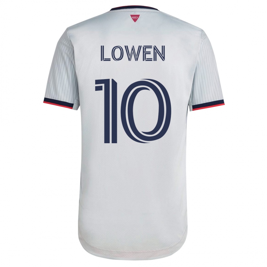 Damen Eduard Löwen #10 Weiß Auswärtstrikot Trikot 2023/24 T-Shirt Belgien