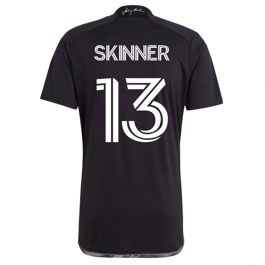 Damen Joey Skinner #13 Schwarz Auswärtstrikot Trikot 2023/24 T-Shirt Belgien