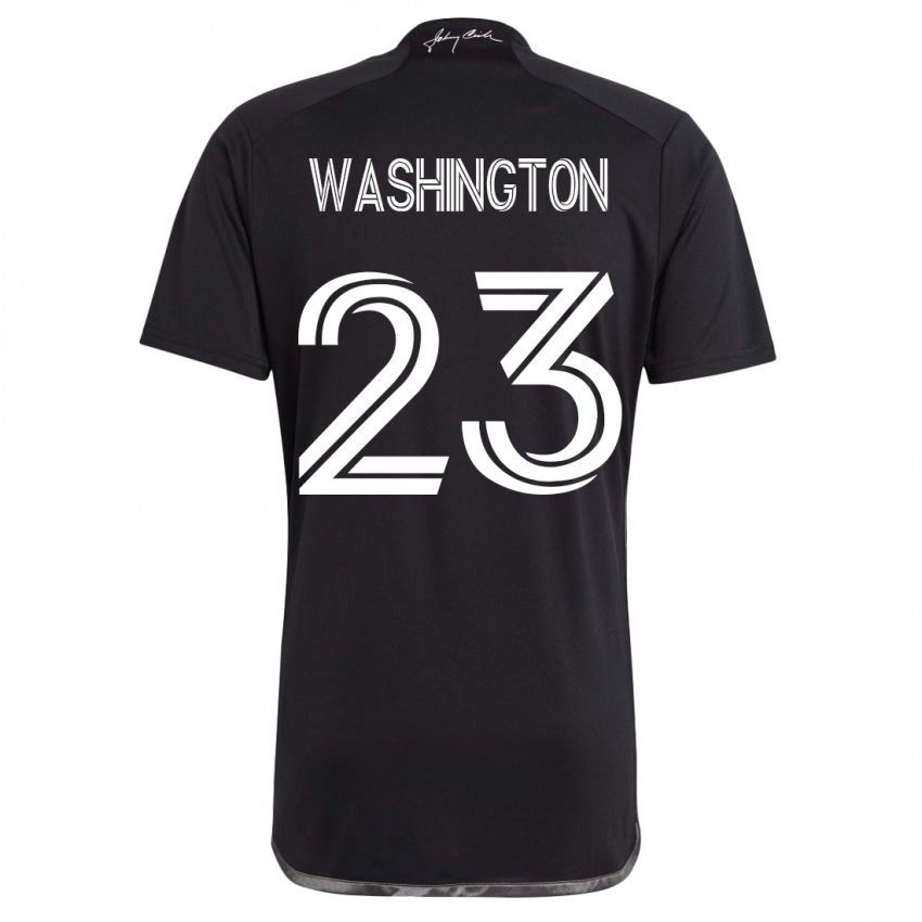 Damen Taylor Washington #23 Schwarz Auswärtstrikot Trikot 2023/24 T-Shirt Belgien