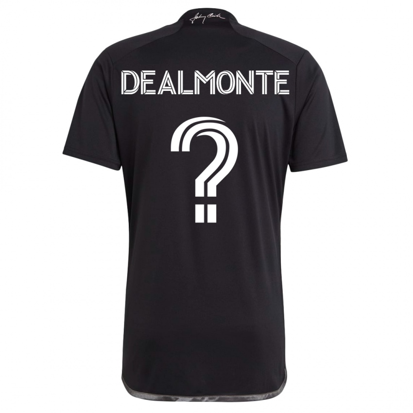 Dames Charly Dealmonte #0 Zwart Uitshirt Uittenue 2023/24 T-Shirt België