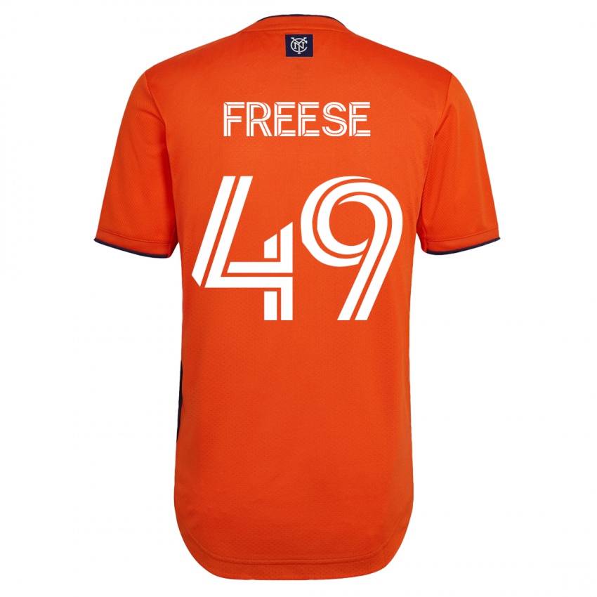 Damen Matt Freese #49 Schwarz Auswärtstrikot Trikot 2023/24 T-Shirt Belgien