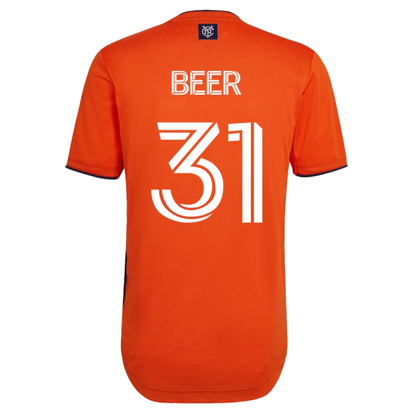 Damen Jack Beer #31 Schwarz Auswärtstrikot Trikot 2023/24 T-Shirt Belgien