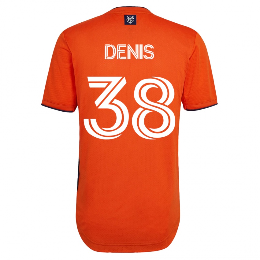 Damen John Denis #38 Schwarz Auswärtstrikot Trikot 2023/24 T-Shirt Belgien