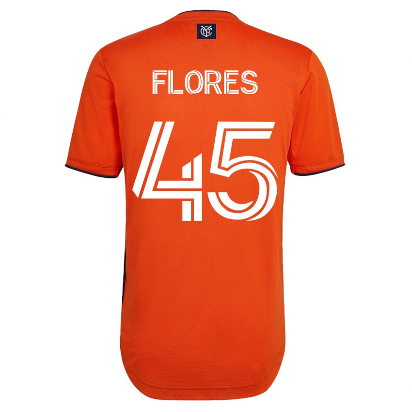 Damen Brian Flores #45 Schwarz Auswärtstrikot Trikot 2023/24 T-Shirt Belgien