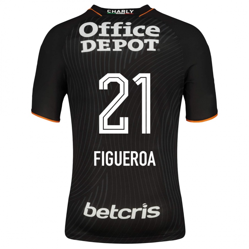 Damen Antonio Figueroa #21 Schwarz Auswärtstrikot Trikot 2023/24 T-Shirt Belgien