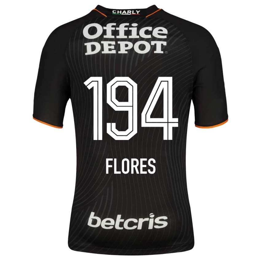 Damen Jason Flores #194 Schwarz Auswärtstrikot Trikot 2023/24 T-Shirt Belgien