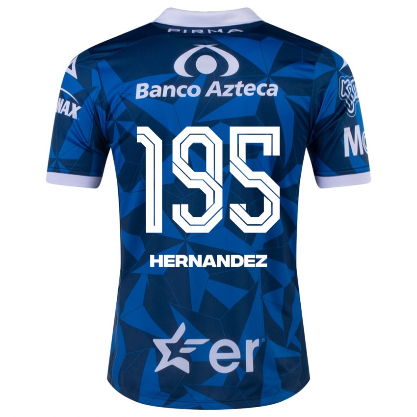 Damen Daniel Hernández #195 Blau Auswärtstrikot Trikot 2023/24 T-Shirt Belgien
