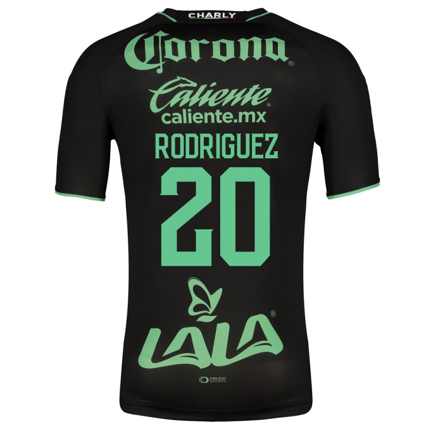 Damen Hugo Rodriguez #20 Schwarz Auswärtstrikot Trikot 2023/24 T-Shirt Belgien