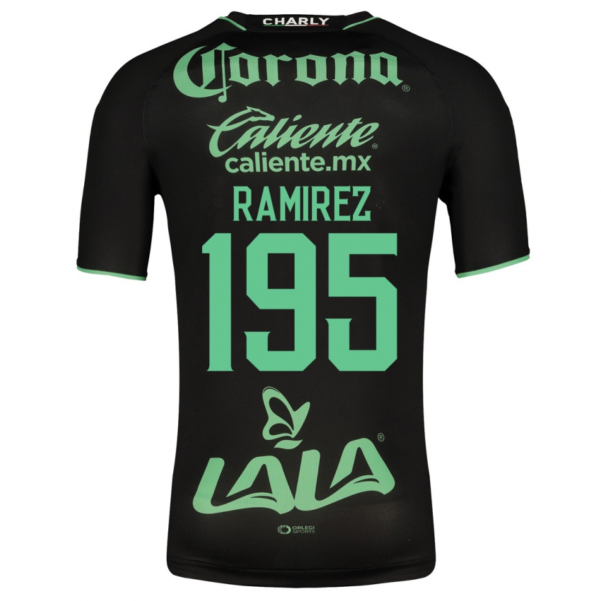 Dames Jesús Ramírez #195 Zwart Uitshirt Uittenue 2023/24 T-Shirt België