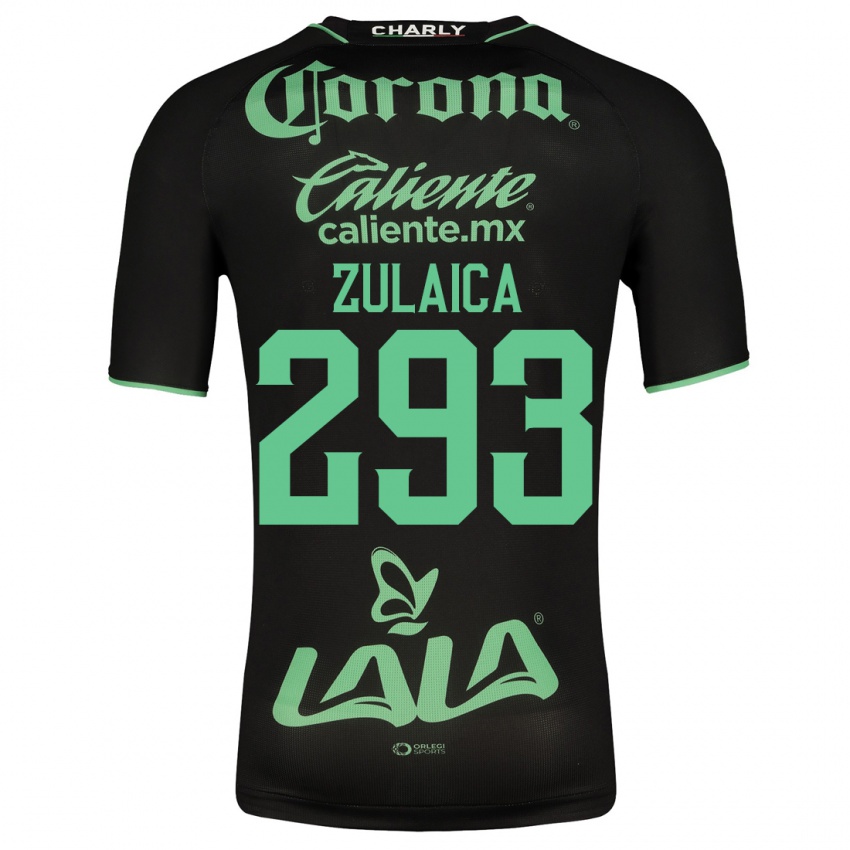 Damen José Zulaica #293 Schwarz Auswärtstrikot Trikot 2023/24 T-Shirt Belgien