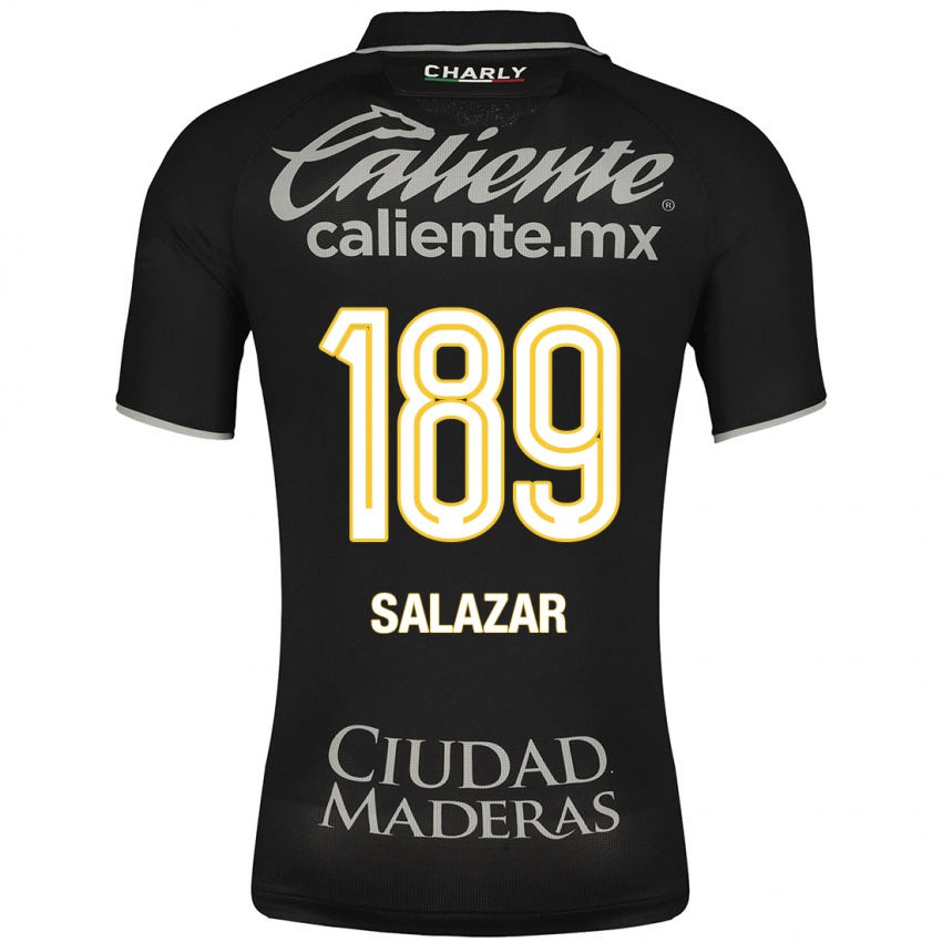 Damen José Salazar #189 Schwarz Auswärtstrikot Trikot 2023/24 T-Shirt Belgien