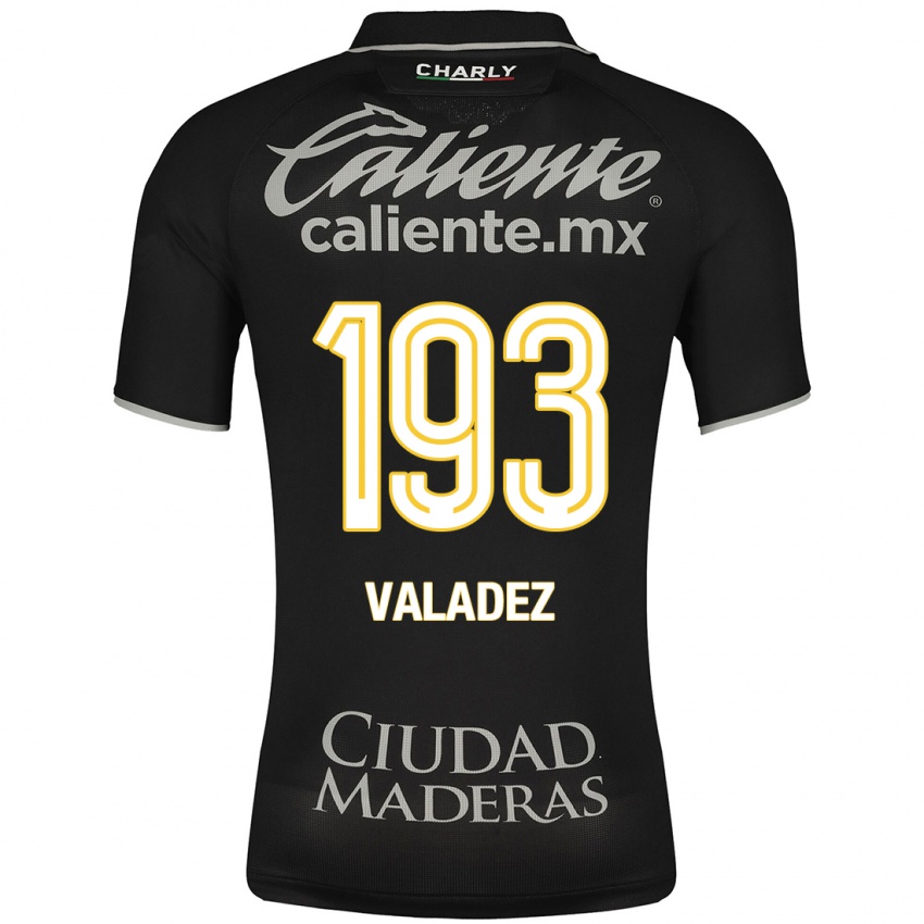 Damen Luis Valadez #193 Schwarz Auswärtstrikot Trikot 2023/24 T-Shirt Belgien