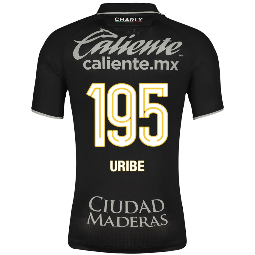Damen Héctor Uribe #195 Schwarz Auswärtstrikot Trikot 2023/24 T-Shirt Belgien