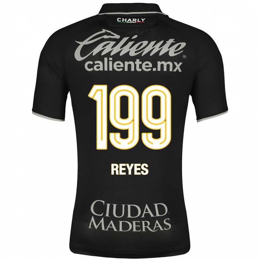 Damen Jonathan Reyes #199 Schwarz Auswärtstrikot Trikot 2023/24 T-Shirt Belgien