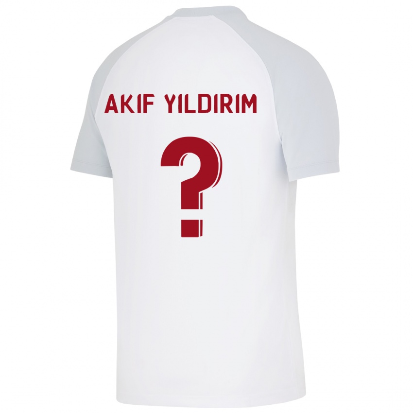 Damen Mehmet Akif Yıldırım #0 Weiß Auswärtstrikot Trikot 2023/24 T-Shirt Belgien