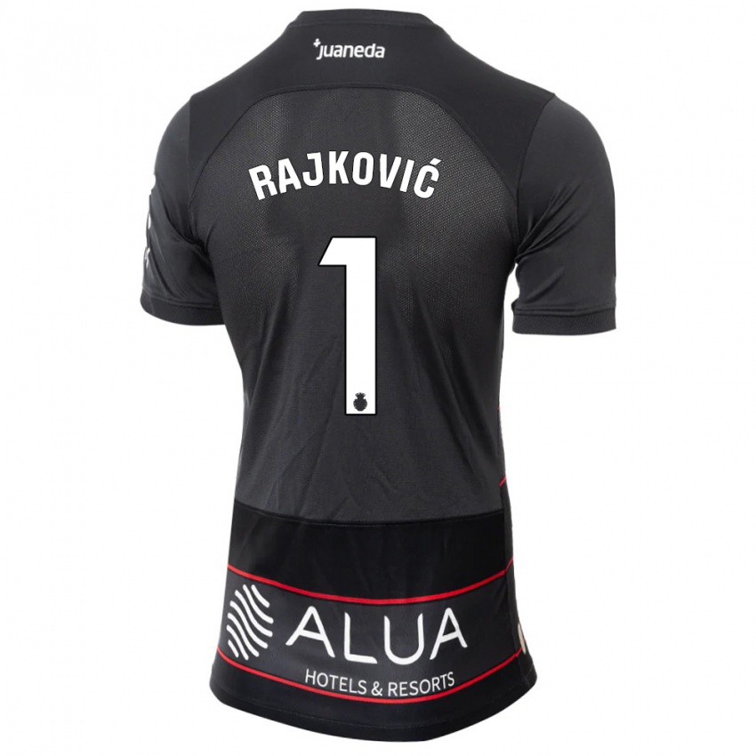 Damen Predrag Rajkovic #1 Schwarz Auswärtstrikot Trikot 2023/24 T-Shirt Belgien