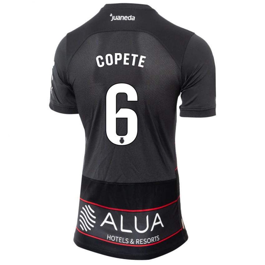 Damen José Copete #6 Schwarz Auswärtstrikot Trikot 2023/24 T-Shirt Belgien