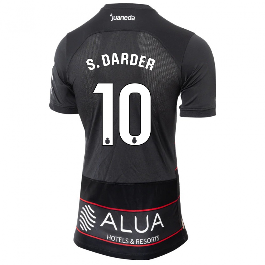 Damen Sergi Darder #10 Schwarz Auswärtstrikot Trikot 2023/24 T-Shirt Belgien