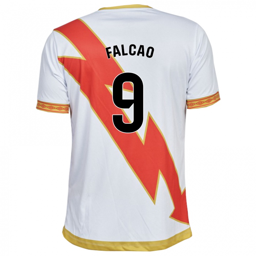 Kinder Radamel Falcao #9 Weiß Heimtrikot Trikot 2023/24 T-Shirt Belgien