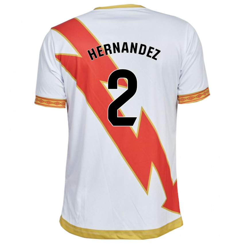 Kinder Marco Hernández #2 Weiß Heimtrikot Trikot 2023/24 T-Shirt Belgien