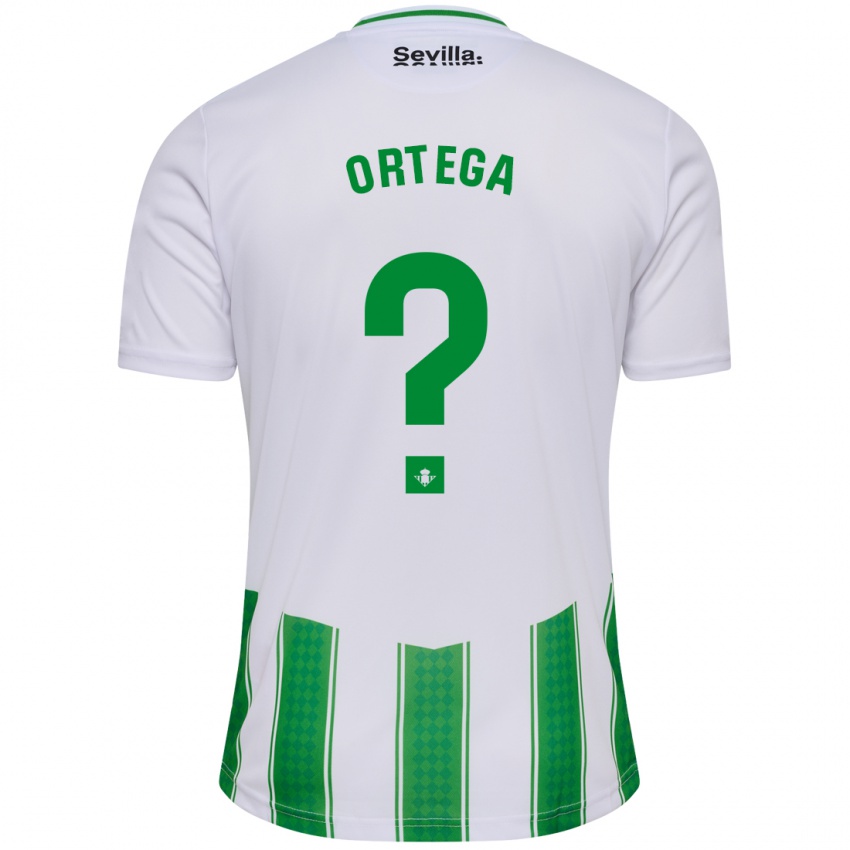 Kinder José María Ortega #0 Weiß Heimtrikot Trikot 2023/24 T-Shirt Belgien