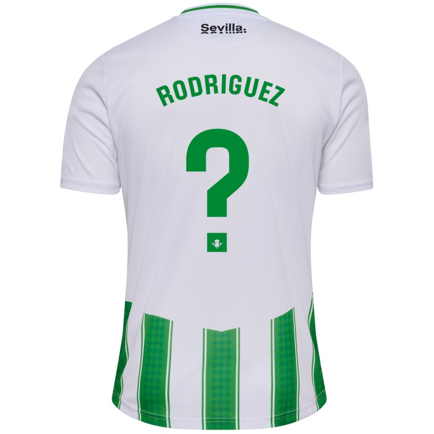 Kinder Jesús Rodriguez #0 Weiß Heimtrikot Trikot 2023/24 T-Shirt Belgien