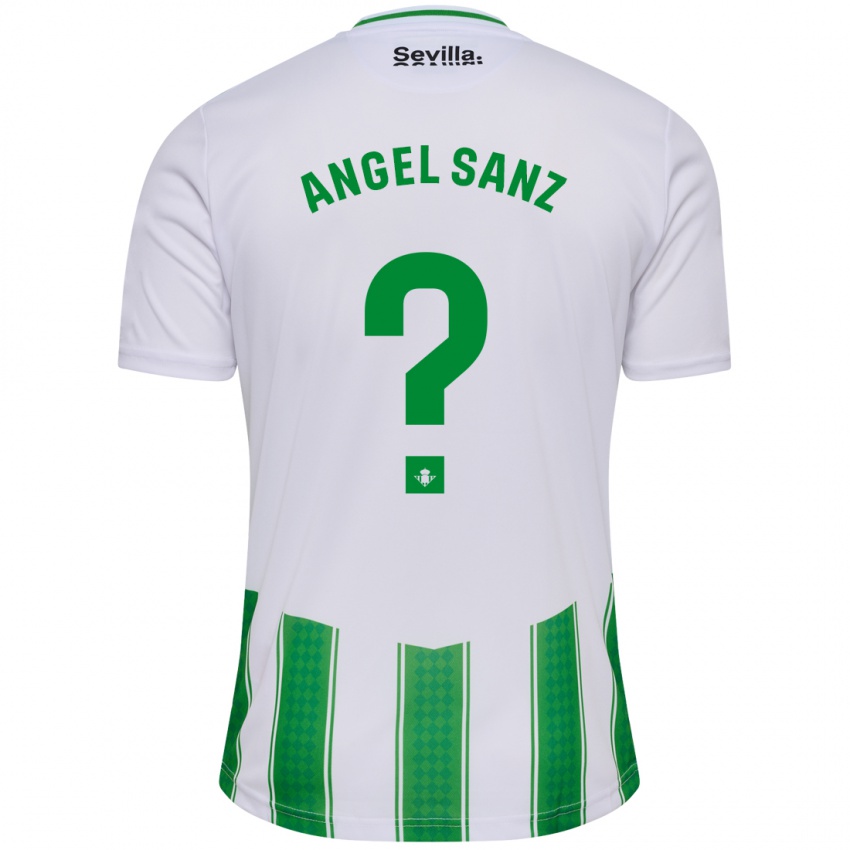 Enfant Maillot Miguel Ángel Sanz #0 Blanc Tenues Domicile 2023/24 T-Shirt Belgique