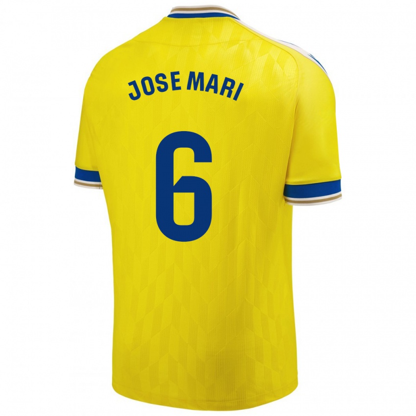 Kinder José Mari #6 Gelb Heimtrikot Trikot 2023/24 T-Shirt Belgien