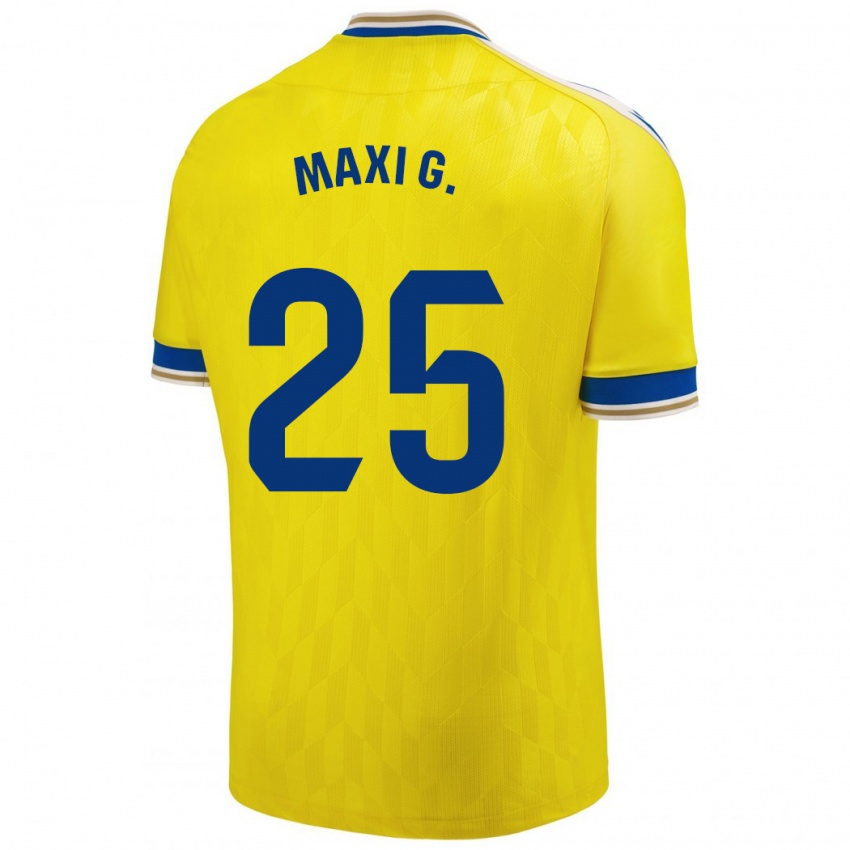 Kinder Maxi Gomez #25 Gelb Heimtrikot Trikot 2023/24 T-Shirt Belgien