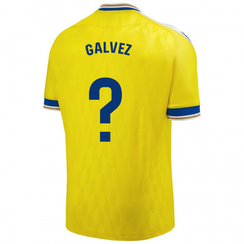 Kinderen Gonzalo Gálvez #0 Geel Thuisshirt Thuistenue 2023/24 T-Shirt België