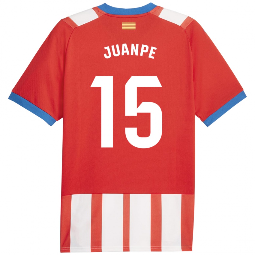 Kinder Juanpe #15 Rot-Weiss Heimtrikot Trikot 2023/24 T-Shirt Belgien