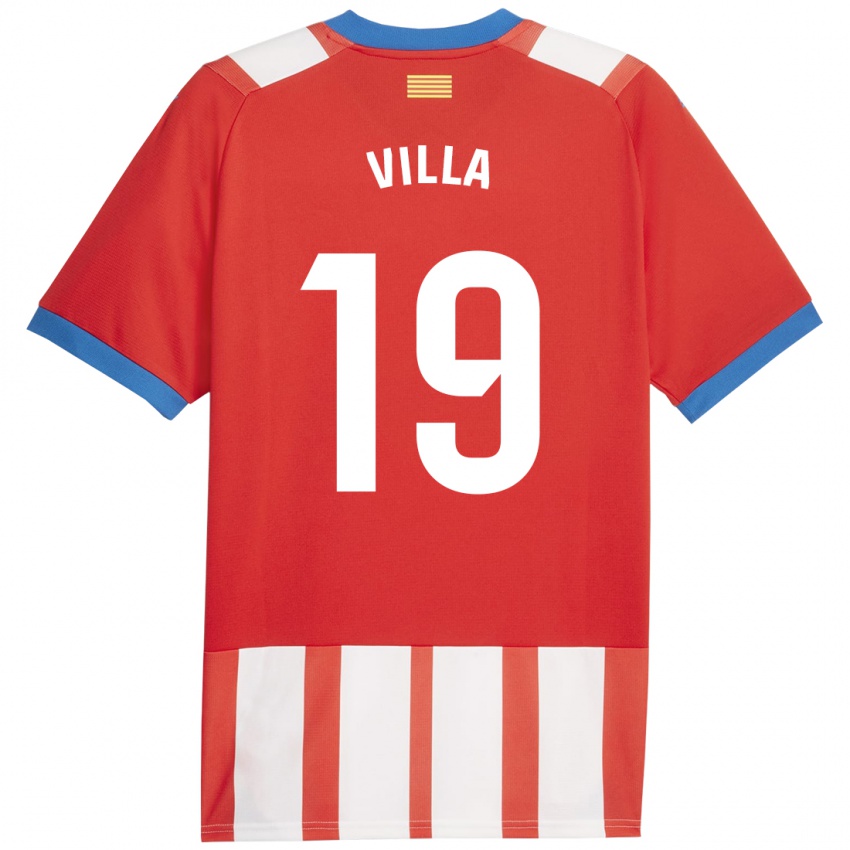 Kinder Toni Villa #19 Rot-Weiss Heimtrikot Trikot 2023/24 T-Shirt Belgien